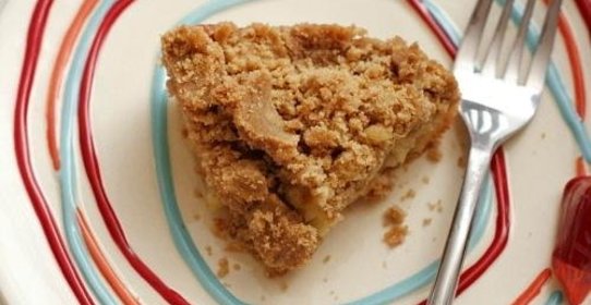 Пряный пирог с ревенем