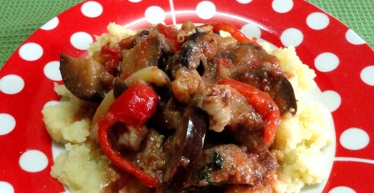 Свинина с баклажанами в мультиварке