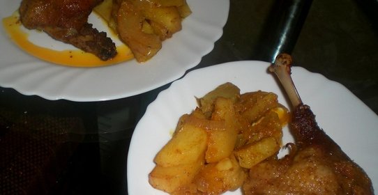 Утиные ножки в рукаве для запекания