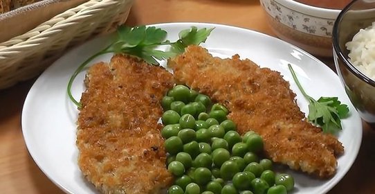 Шницель из вымени