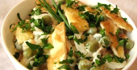 Салат в омлете