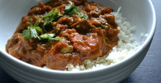 Говядина под соусом карри