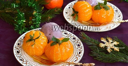 Новогодние пряные мандарины