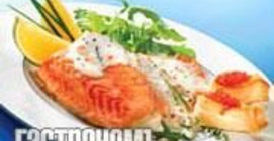 Форель с икорным соусом