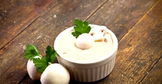 Подлива из шампиньонов и сливок