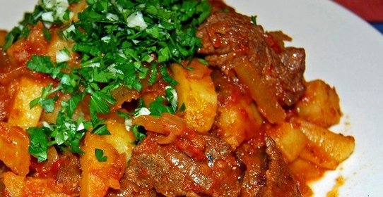 Мясо по-татарски