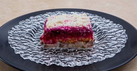 Традиционная селедка под шубой