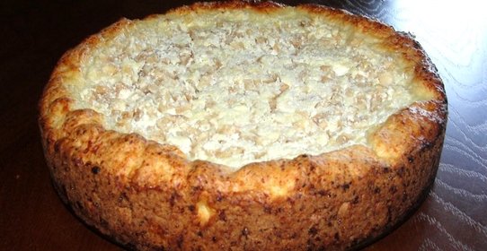 Пирог с грушевой начинкой