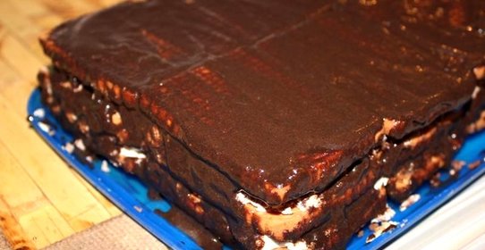 Десерт из творога и печенья