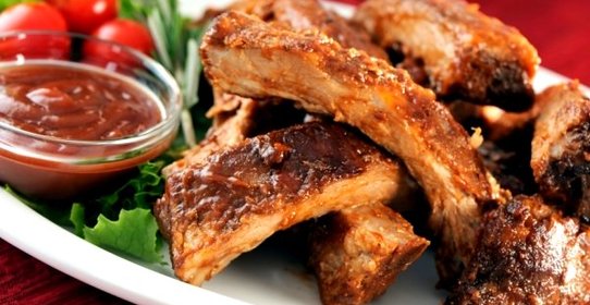 Шашлык из свиных ребрышек и маринад