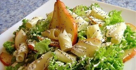 Салат из груши с сыром