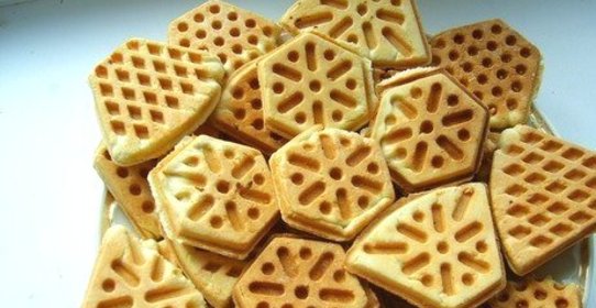 Вафельное печенье
