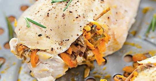 Фаршированные куриные грудки