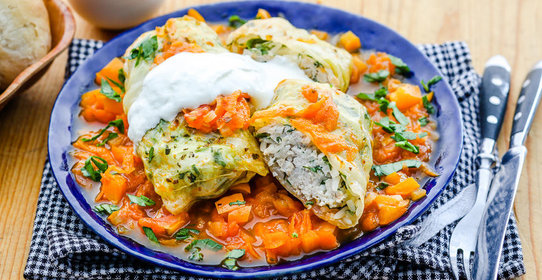 Голубцы из молодой капусты