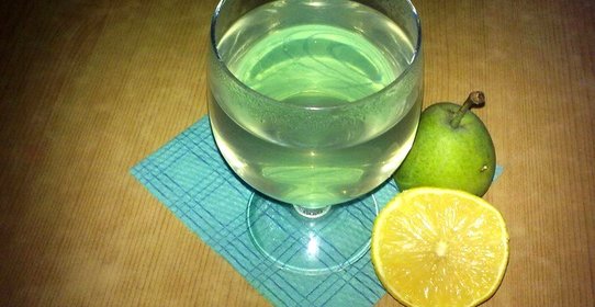 Лимонно-грушевый компот