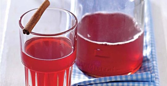 Малиновый сбитень с рябиной