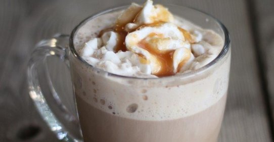 Карамельный смузи с эспрессо