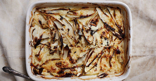 Гратен из эндивия и фенхеля