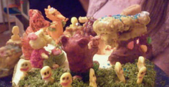 Шоколадный вегетарианский торт Ожидание Новогоднего волшебства