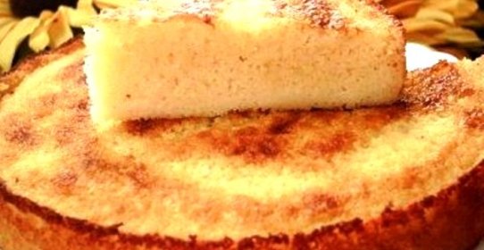 Манный пирог на сметане