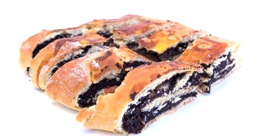 Постный пирог с маком