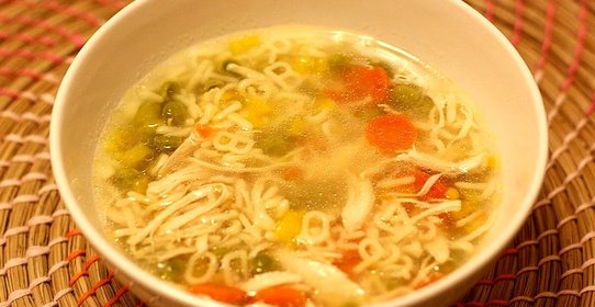Куриный суп с овощами