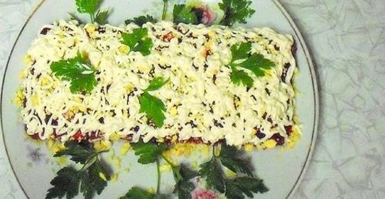 Рулет с сельдью на Старый Новый год