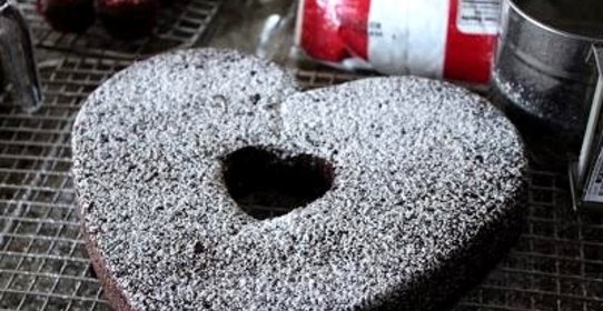 Пирог с какао и шоколадом