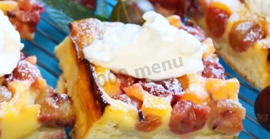 Пирог с крыжовником