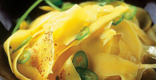 Салат из манго с перцем