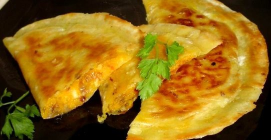 Чебуреки с тыквой из лаваша
