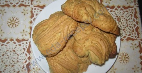 Песочное печенье через мясорубку кудрявое