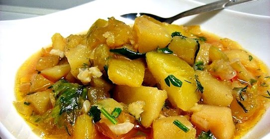 Жаркое из кабачков