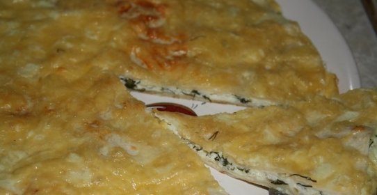 Творожно-сырный пирог