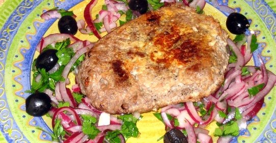 Отбивные из говядины на сковороде