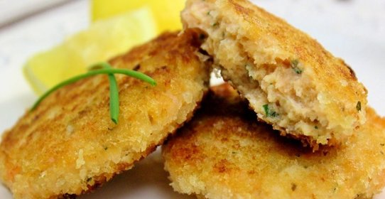 Котлеты из красной рыбы