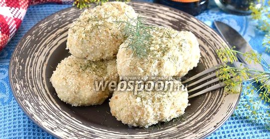 Котлеты из трески на пару