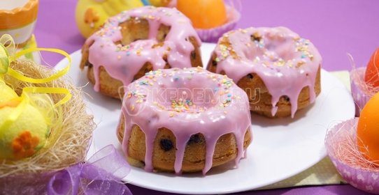 Пасхальные кексы с шоколадом