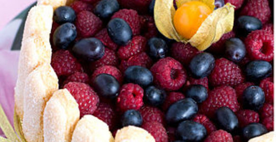 Малиновая шарлотка