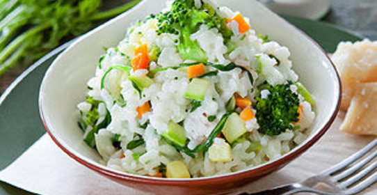 Весеннее ризотто в мультиварке