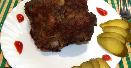 Мясо на кости в духовке