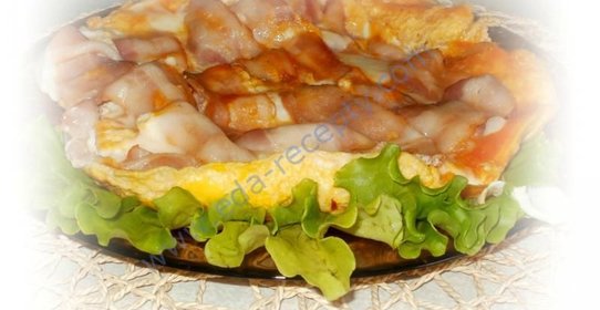 Классический омлет с беконом