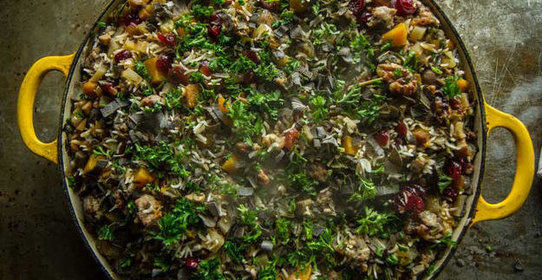 Ризотто со свиными колбасками