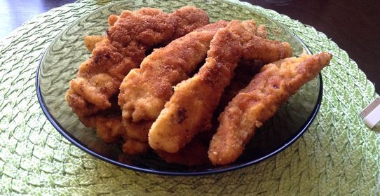 Куриные палочки в панировке