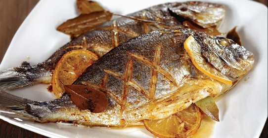 Дорада с лимоном