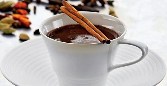 Пряный горячий шоколад