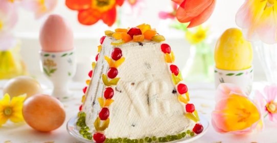 Русская творожная пасха