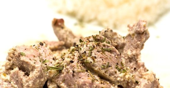 Свинина в чесночном соусе