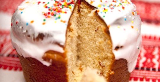 Пасхальный кулич на сметане