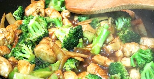 Брокколи с куриной грудкой